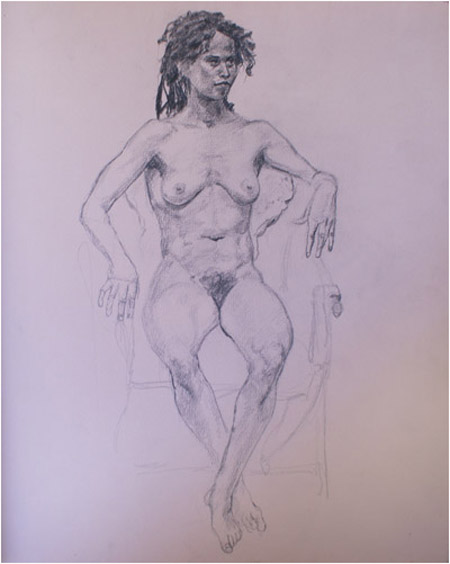 seated nude