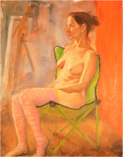 seated nude